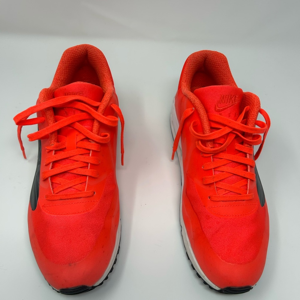Nike Air Max Bright Red and Black Sneakers - Picture 3 of 5